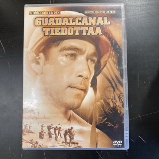Guadalcanal tiedottaa DVD (VG+/M-) -sota-